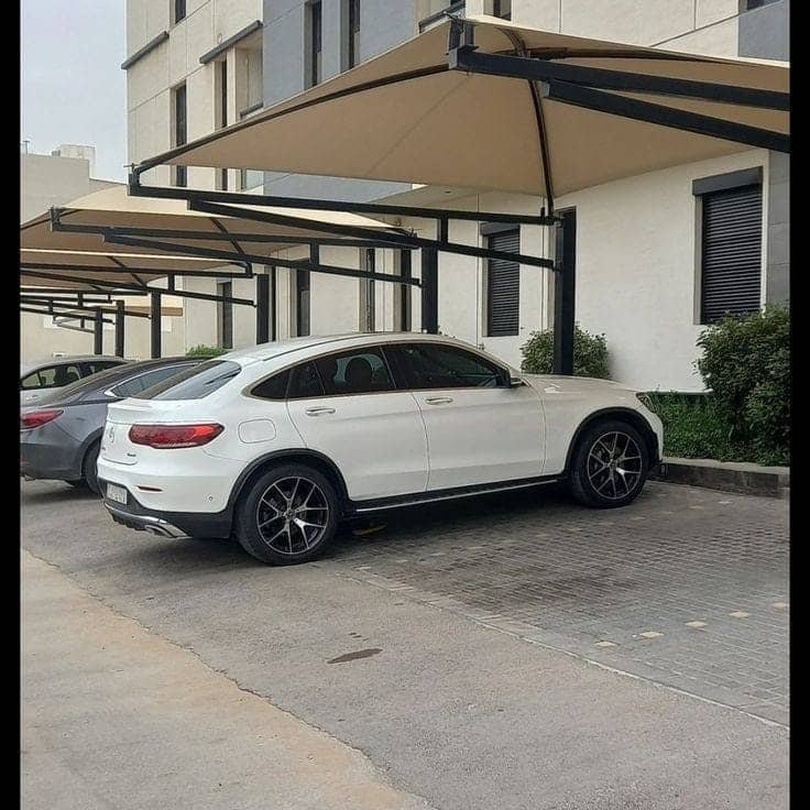 مظلات سيارات الرياض الصناعية القديمة