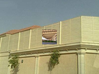 مظلة سيارات حديد بالرياض الصناعية القديمة