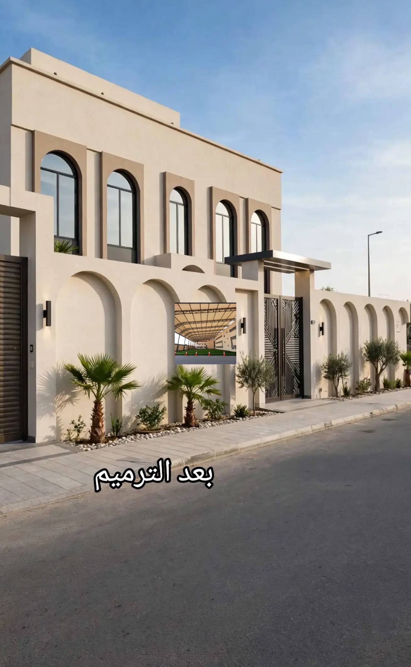 باب هنجر حديد بالرياض
