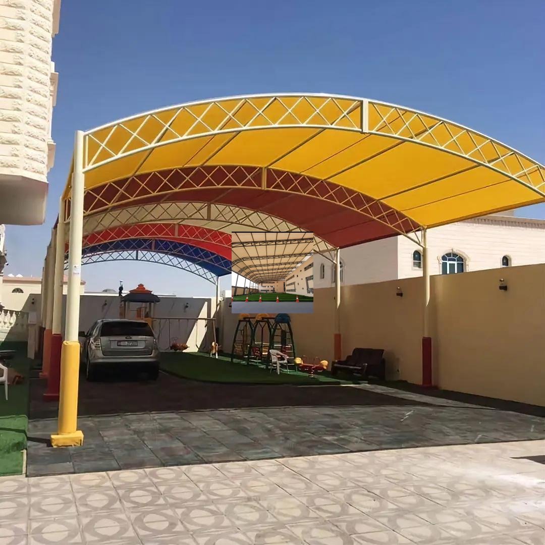مظلات منشأة وممرات